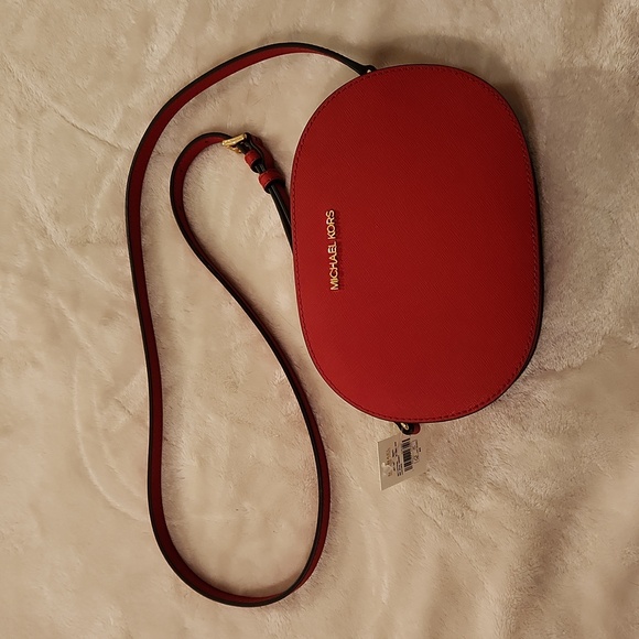 Michael Kors Jet Set Travel Crossbody in bright red - Picture 2 of 7